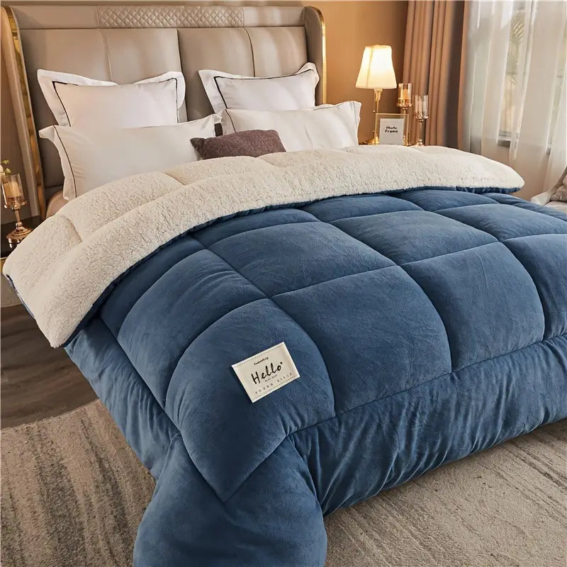 Nordura Winter Duvet – 3-Layer Quilted with Checkered Design