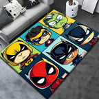 NovaPlay Superhero Kids' Rug — Soft, Cushioned, Durable Decor