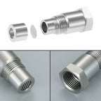 O2 Sensor Adapter CEL Fix with Mini Catalytic Converter M18x1.5