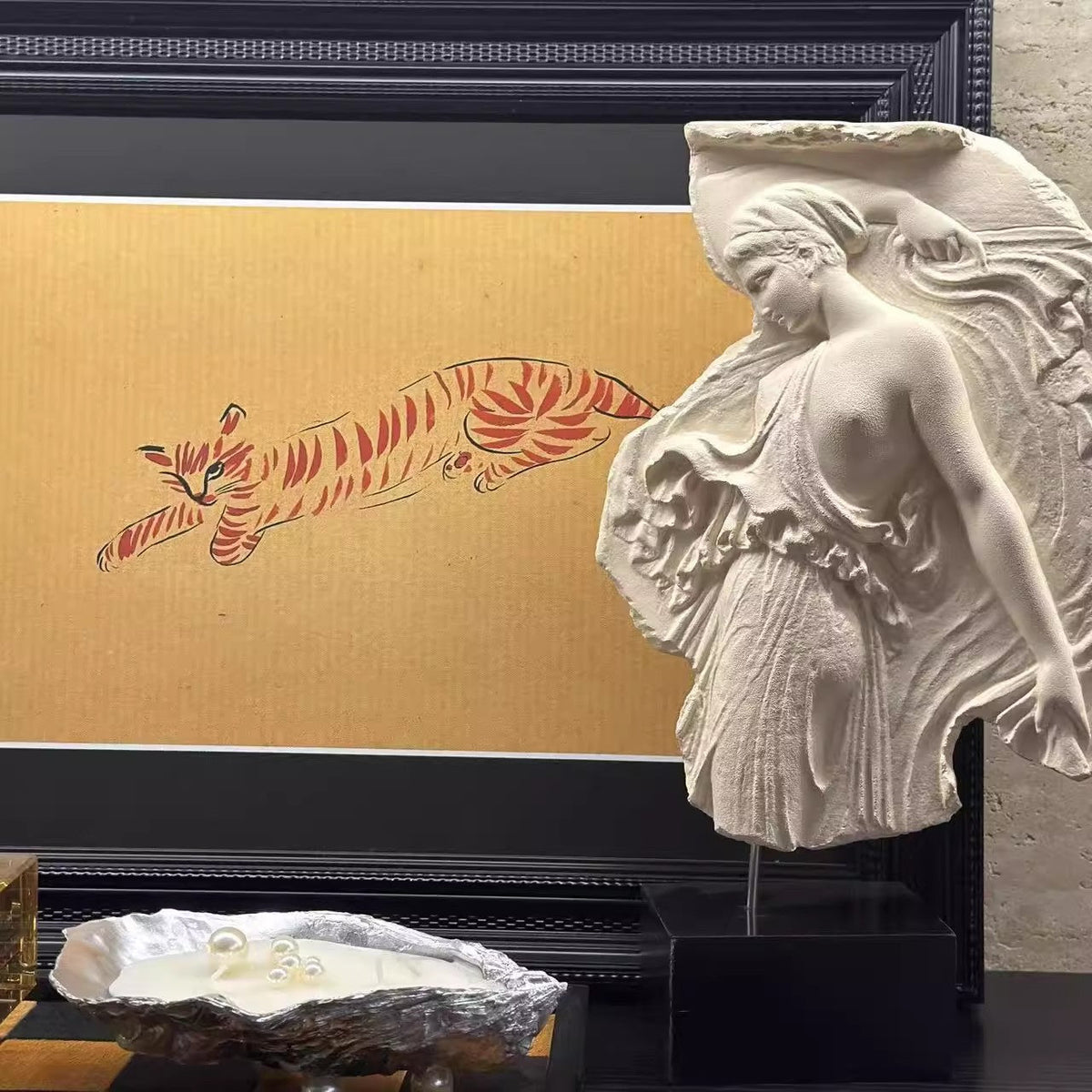 Ornamental Relief Art Sculpture
