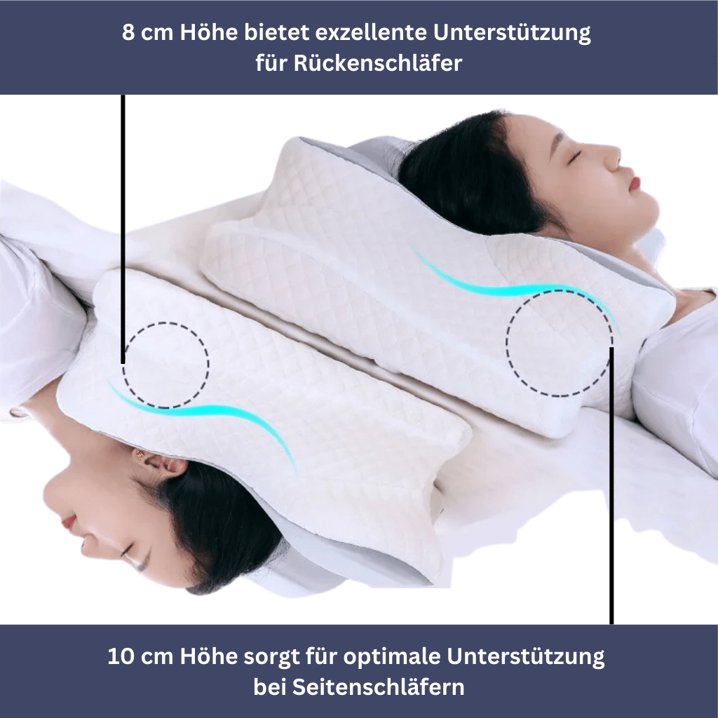 Orthopaedic Memory Foam Pillow for Neck & Shoulder Pain Relief