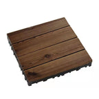 Outdoor Deck Board Wood Square Stripes Composite Flooring Terrace