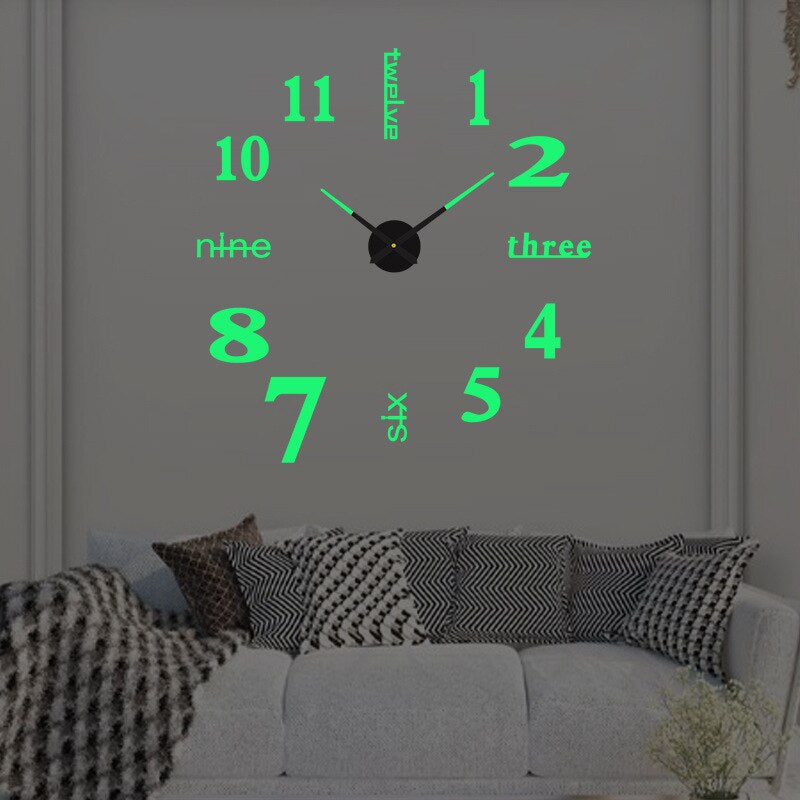 Boneroshop | Oversized Modern Wall Clock