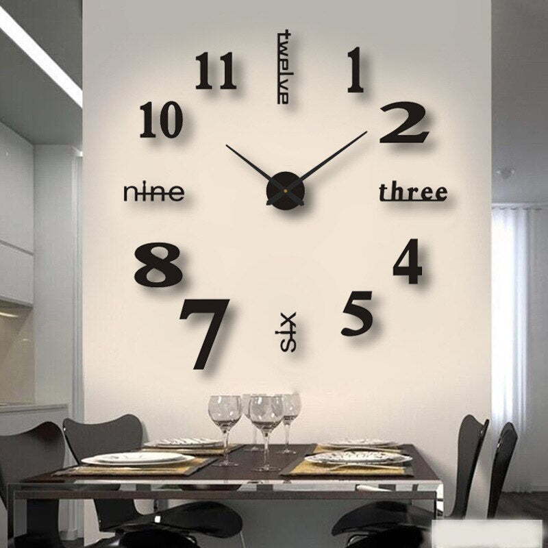Boneroshop | Oversized Modern Wall Clock