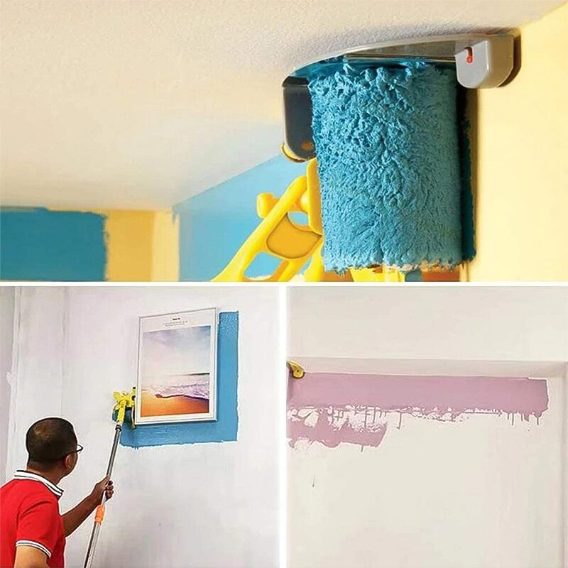 PainterPro™ Wall Paint Roller with Corner Protection