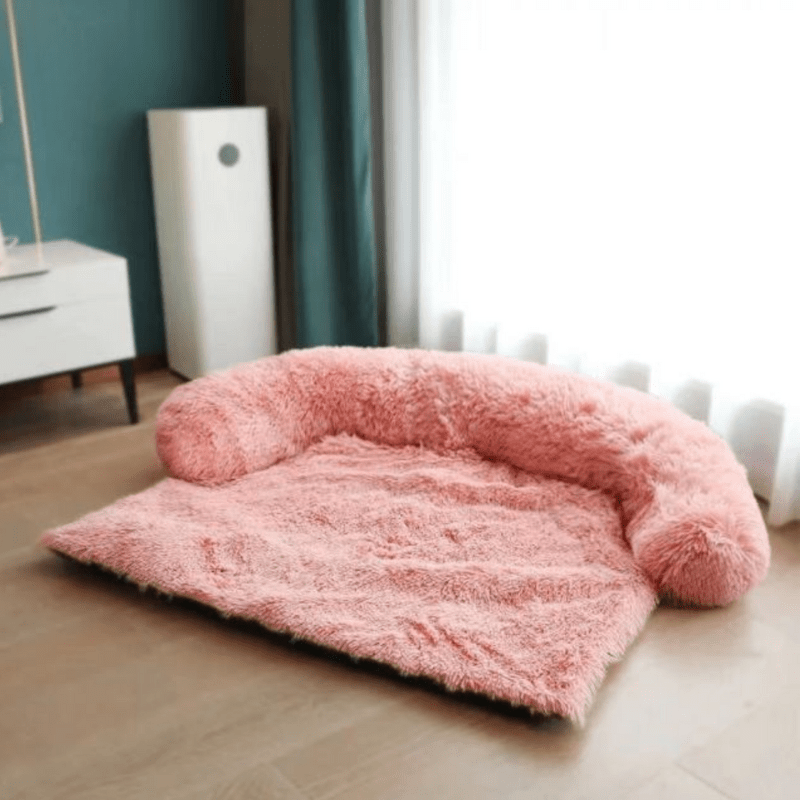 PAWCLOUD SOFA – Cosy Pet Bed with Raised Border and Furniture Guard