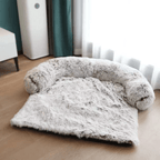 PAWCLOUD SOFA – Cosy Pet Bed with Raised Border and Furniture Guard
