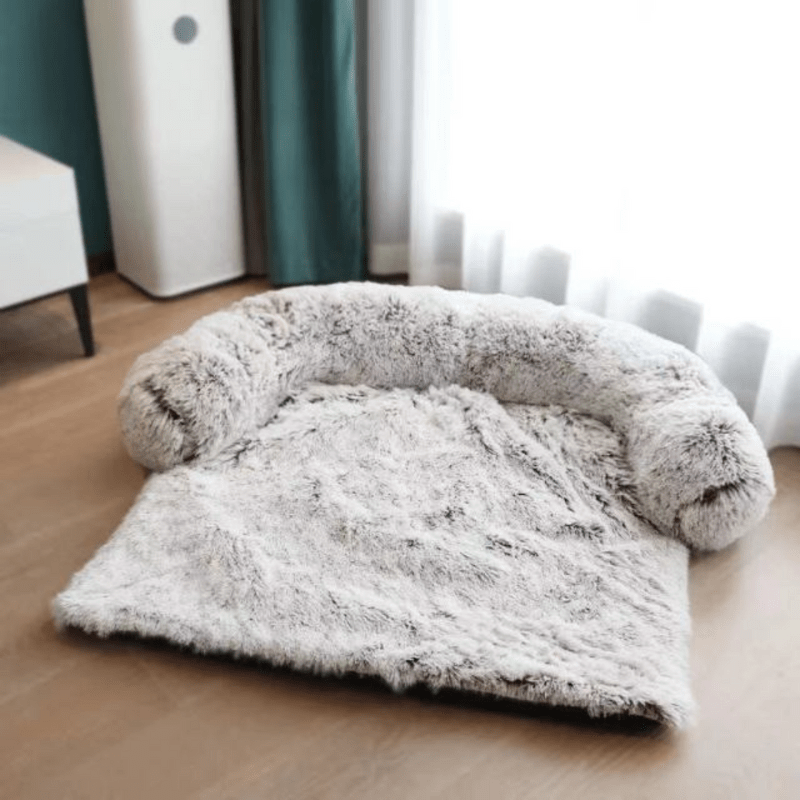 PAWCLOUD SOFA – Cosy Pet Bed with Raised Border and Furniture Guard