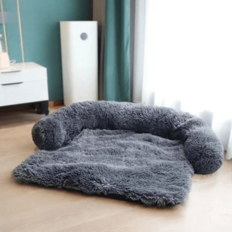 PAWCLOUD SOFA – Cosy Pet Bed with Raised Border and Furniture Guard