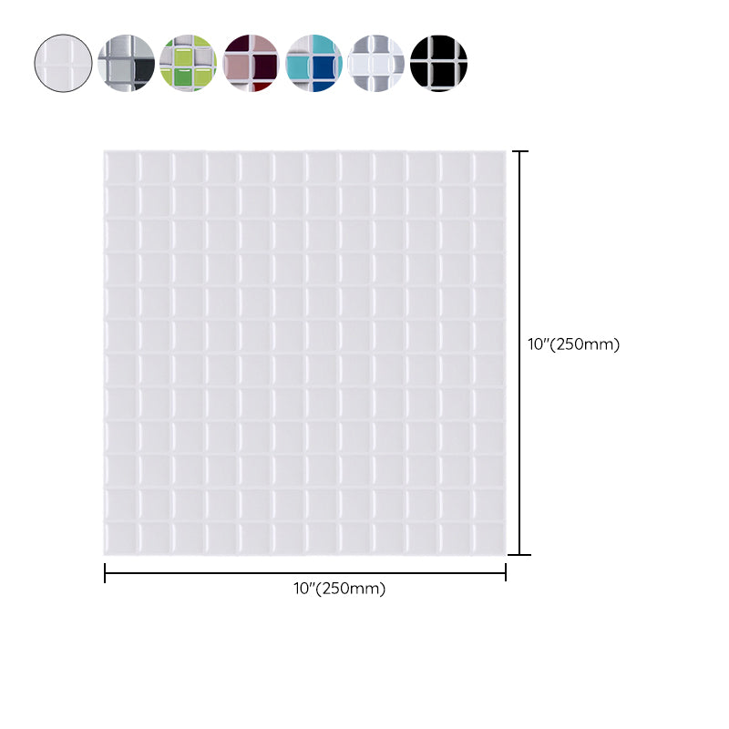 Peel-and-Stick Mosaic Tile Squares – Stain-Resistant Kitchen Backsplash