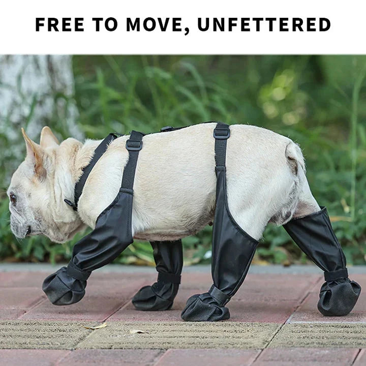 Pet Adjustable Anti-Slip Dog Boots for All-Weather Protection
