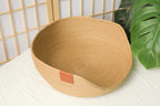 Pet Bed | Woven Bamboo & Raised Side Walls