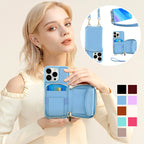 Phone Case with Wallet & Crossbody Strap