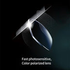 Photochromic sunglasses with polarised anti-glare lenses