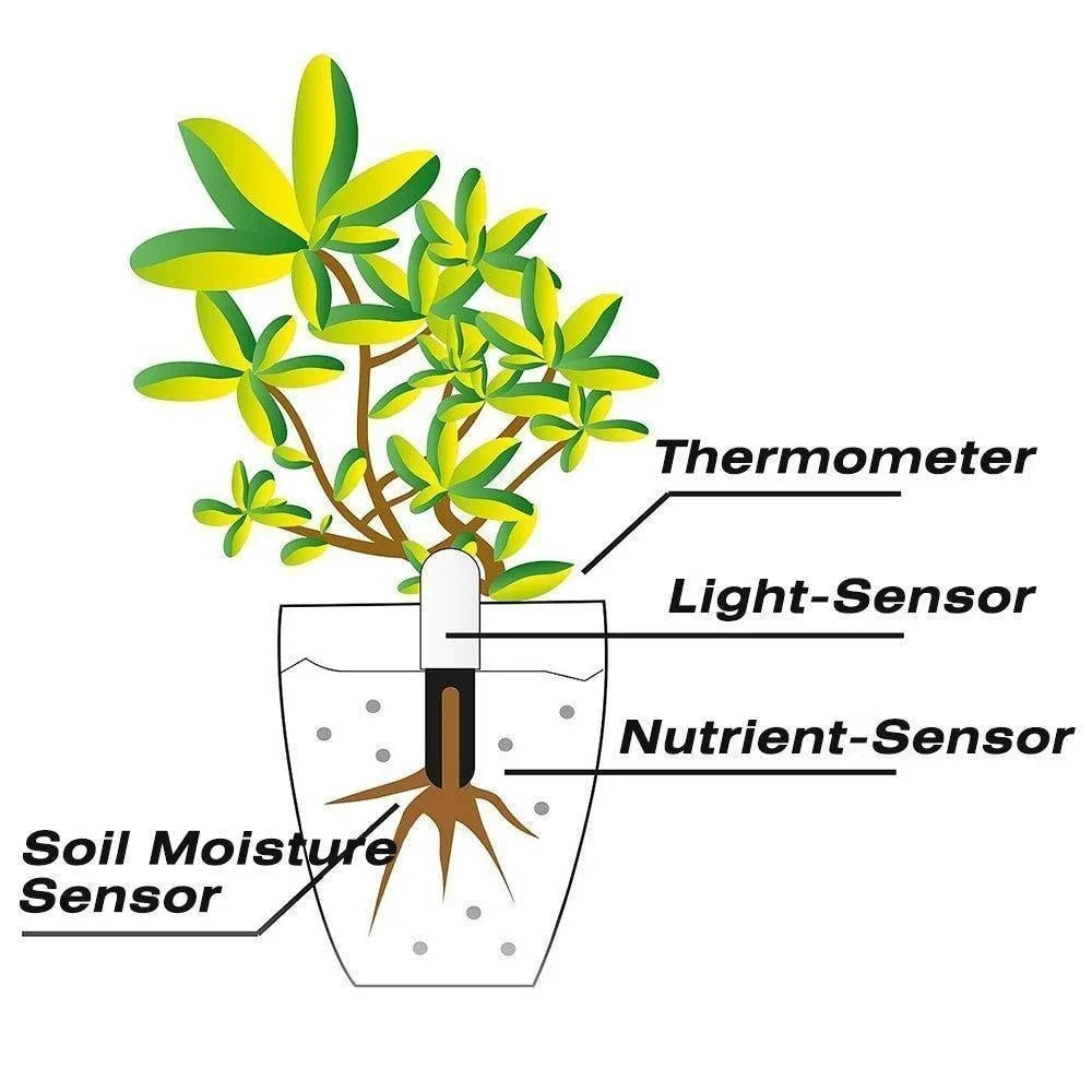 Plant sensor with Bluetooth app