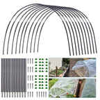 Boneroshop | Plantura FlexGrow Garden Arch Set made of fiberglass | DIY Plant Tunnel for raised beds & cold frames | Rus