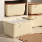 Plastic storage box with handle – versatile organisation