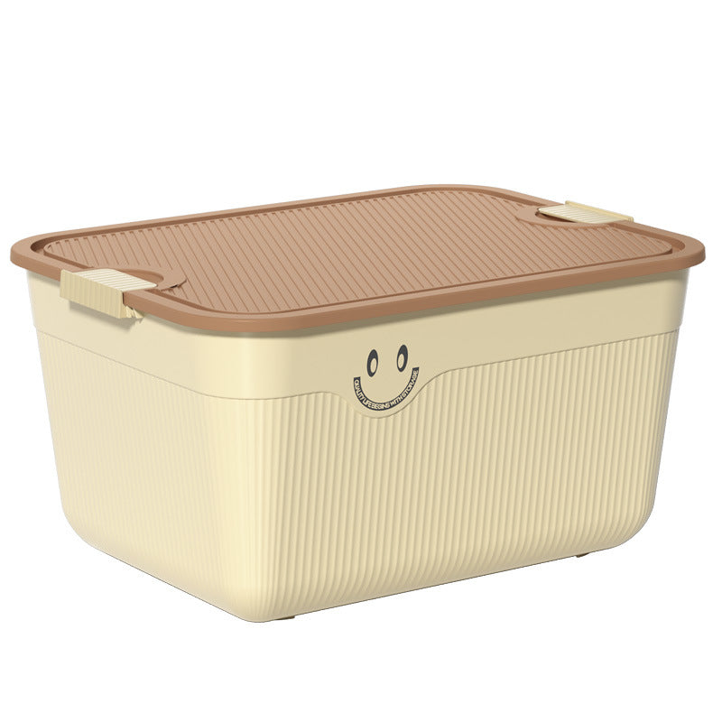 Plastic storage box with handle – versatile organisation