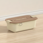 Plastic storage box with handle – versatile organisation