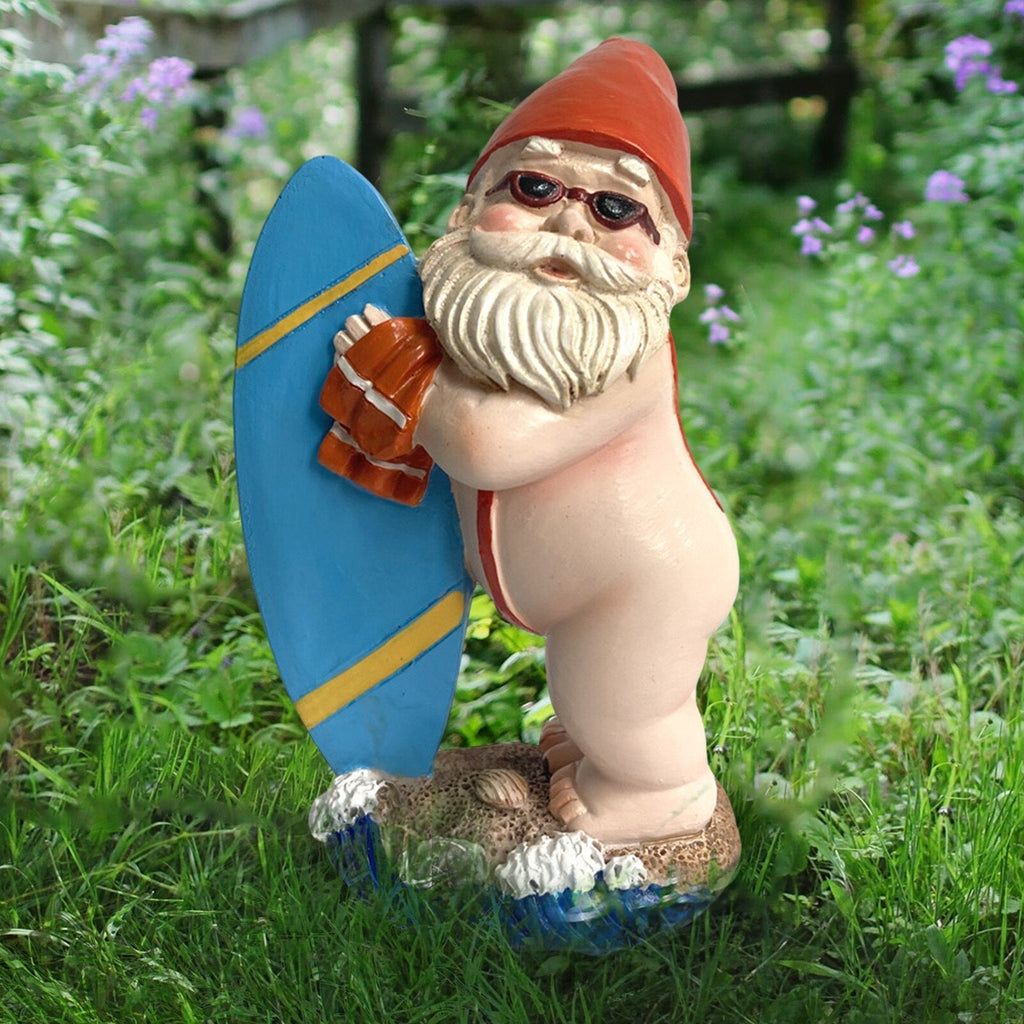Playful Garden Gnome Statue