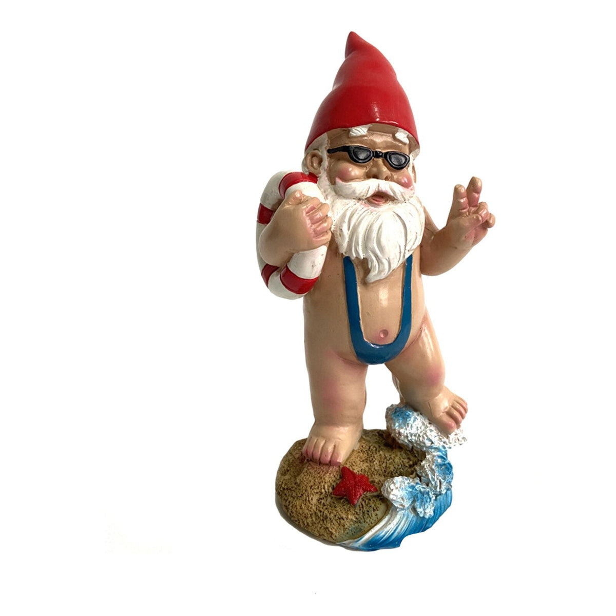 Playful Garden Gnome Statue