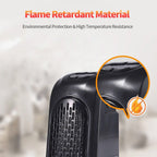 Plug-in Heater Portable Electric Energy Efficient Digital Display and Ceramic Heating Elements