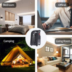 Plug-in Heater Portable Electric Energy Efficient Digital Display and Ceramic Heating Elements