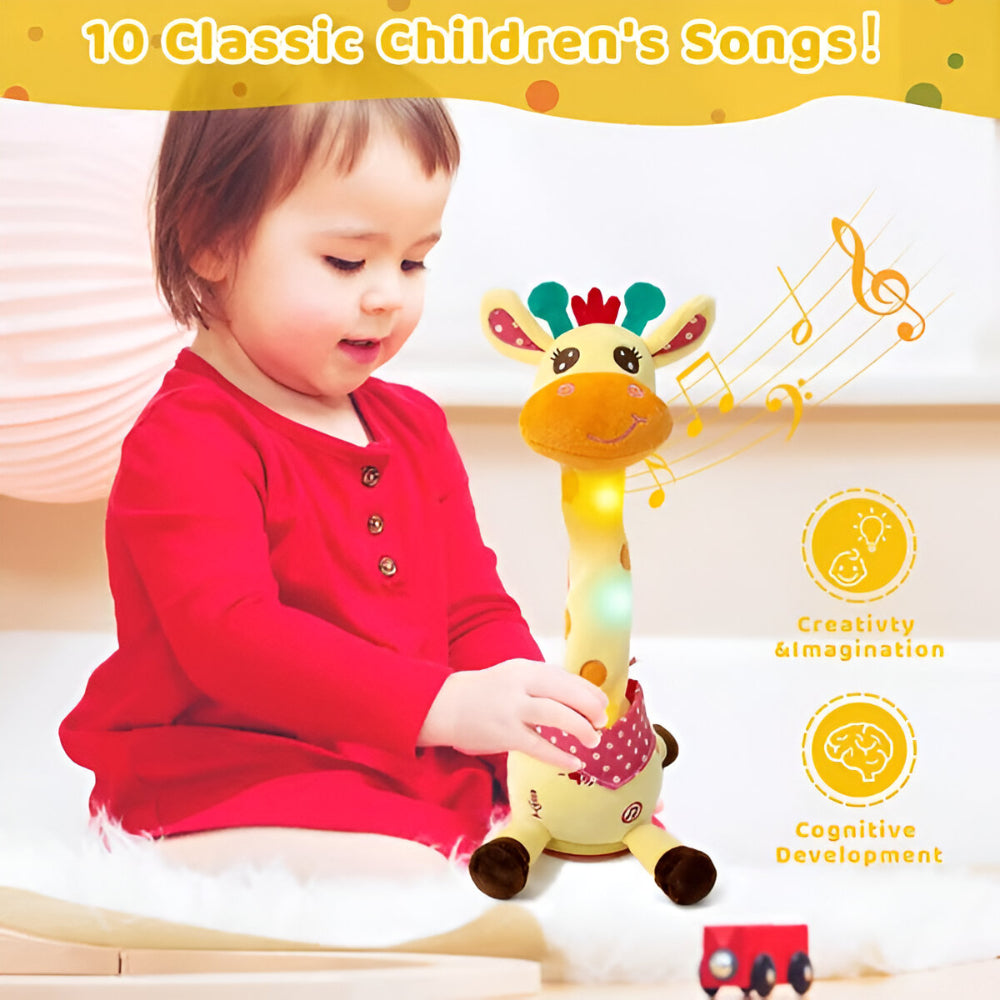Plush Toy Interactive Singing Giraffe Kids Musical Companion