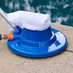 Pool Leaf Vacuum, Hose-Powered Venturi Suction, Fine Mesh Debris Bag