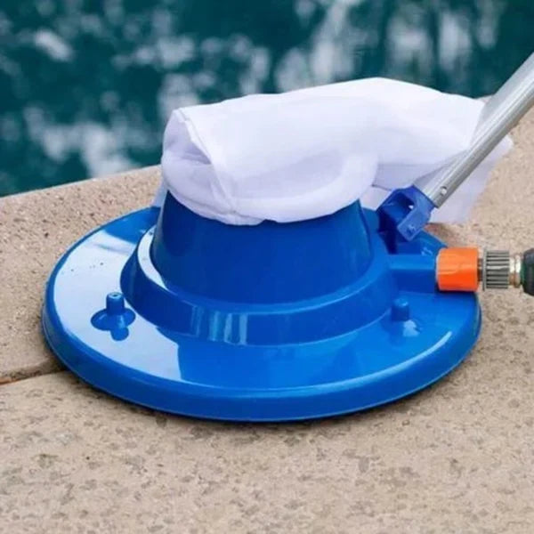 Pool Leaf Vacuum, Hose-Powered Venturi Suction, Fine Mesh Debris Bag