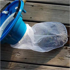 Pool Leaf Vacuum, Hose-Powered Venturi Suction, Fine Mesh Debris Bag