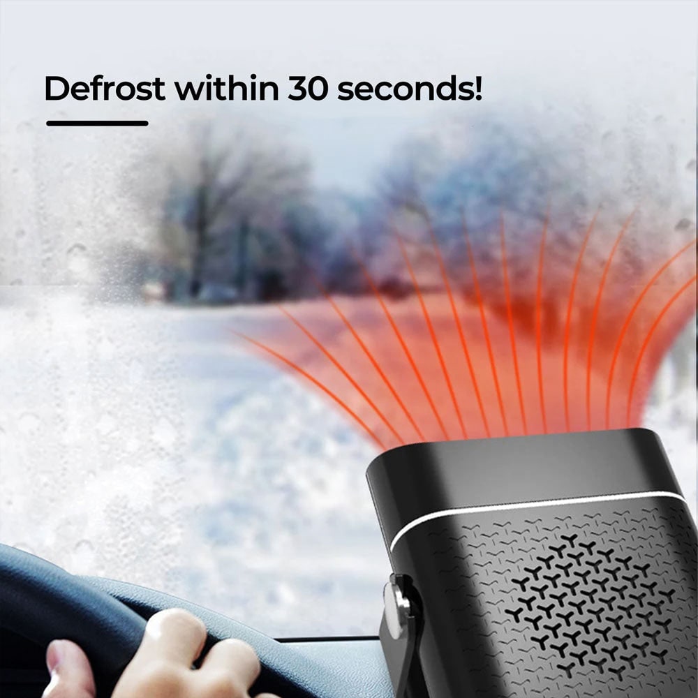 Portable Car Heater and Auto with 12V Plug-In Fan and Quick Heat Defrost 12 Volt DC