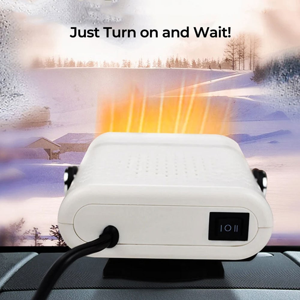 Portable Car Heater and Auto with 12V Plug-In Fan and Quick Heat Defrost 12 Volt DC