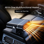 Portable Car Heater and Auto with 12V Plug-In Fan and Quick Heat Defrost 12 Volt DC