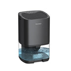 Portable Dehumidifier for Basement Bedroom with Drain Hose and LED Tank Indicator