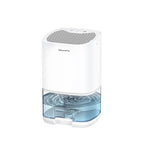 Portable Dehumidifier for Basement Bedroom with Drain Hose and LED Tank Indicator