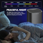 Portable Dehumidifier with Drain Hose for Basement Crawl Space and Air Purifier 1 Litre