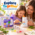 Portable Handheld Microscope Kit for Kids – Hands-On Science Made Exciting at Home