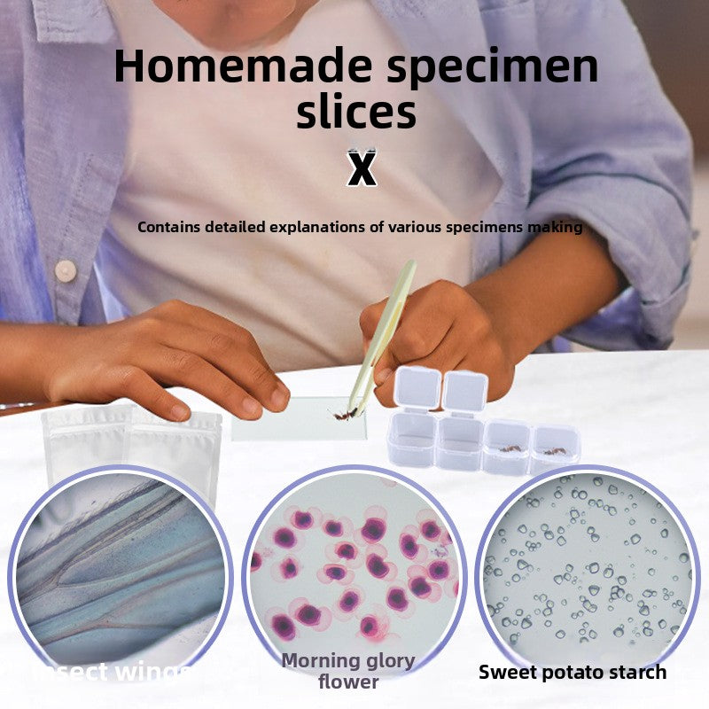 Portable Handheld Microscope Kit for Kids – Hands-On Science Made Exciting at Home