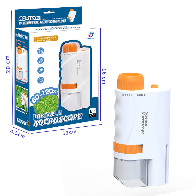 Portable Handheld Microscope Kit for Kids – Hands-On Science Made Exciting at Home