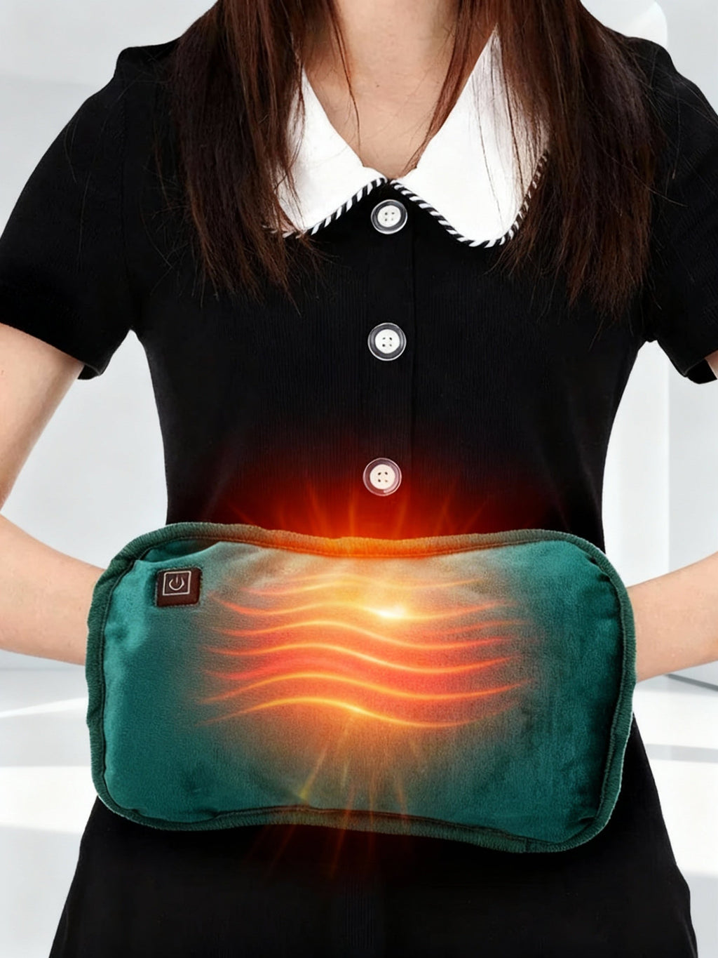 Boneroshop | Portable Heating Pad | 30x20 cm | Fast Heating, Multipurpose Hand/Body Warmer