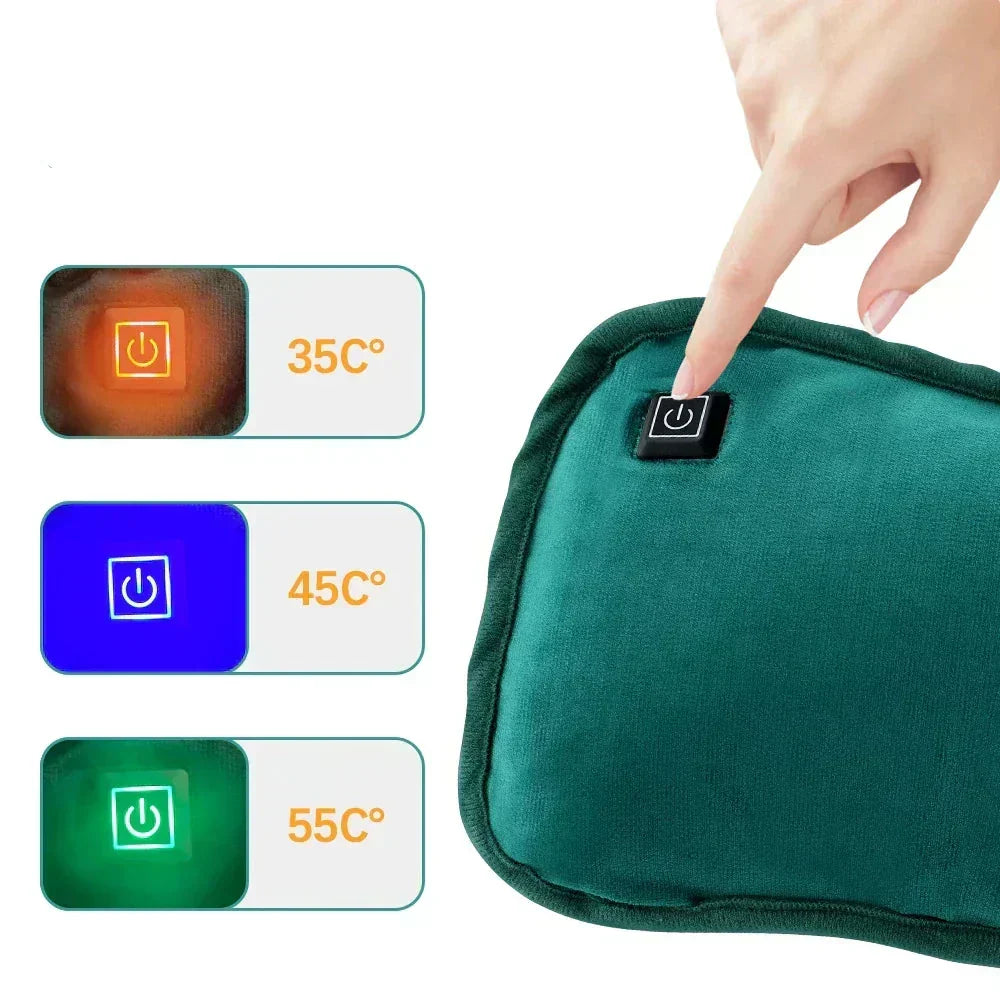 Boneroshop | Portable Heating Pad | 30x20 cm | Fast Heating, Multipurpose Hand/Body Warmer