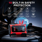 Portable jump starter with air compressor, 3000A peak 12V car battery booster for up to 9.0L petrol / 6.5L diesel, 150 P