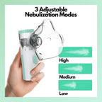 Portable Nebuliser Machine | Handheld Device with Adjustable Mist Control | Compact Solution for Personal Wellness
