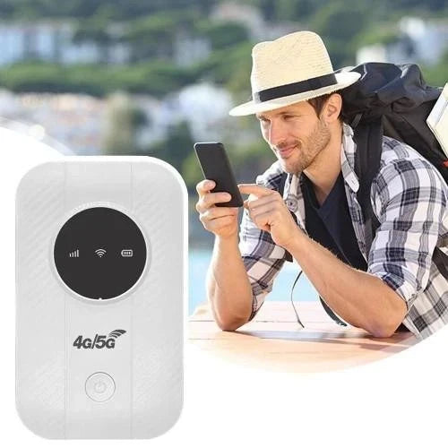 Portable Wi-Fi router | 5G support & stable signal | travel-ready