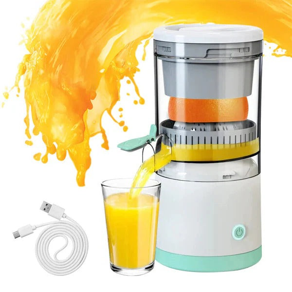 Portable Wireless Electric Citrus Juicer for Oranges and Lemons