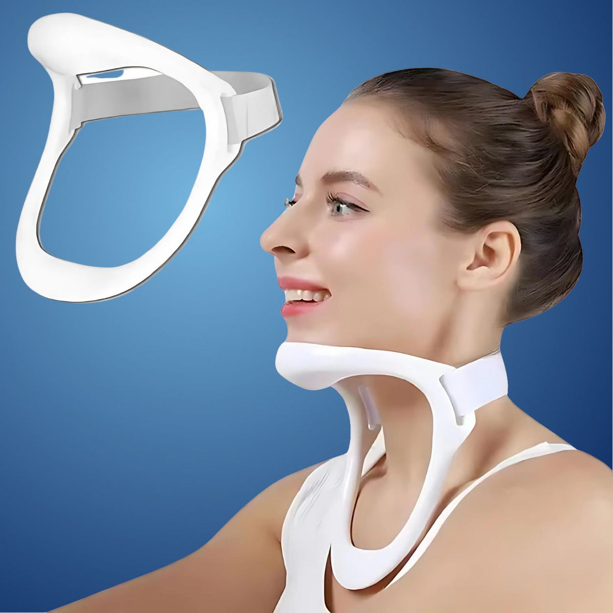 PostureAlign Cervical Collar Support | Enhances Posture Correction - Relieves Neck Pain - Supports Spinal Alignment Bone