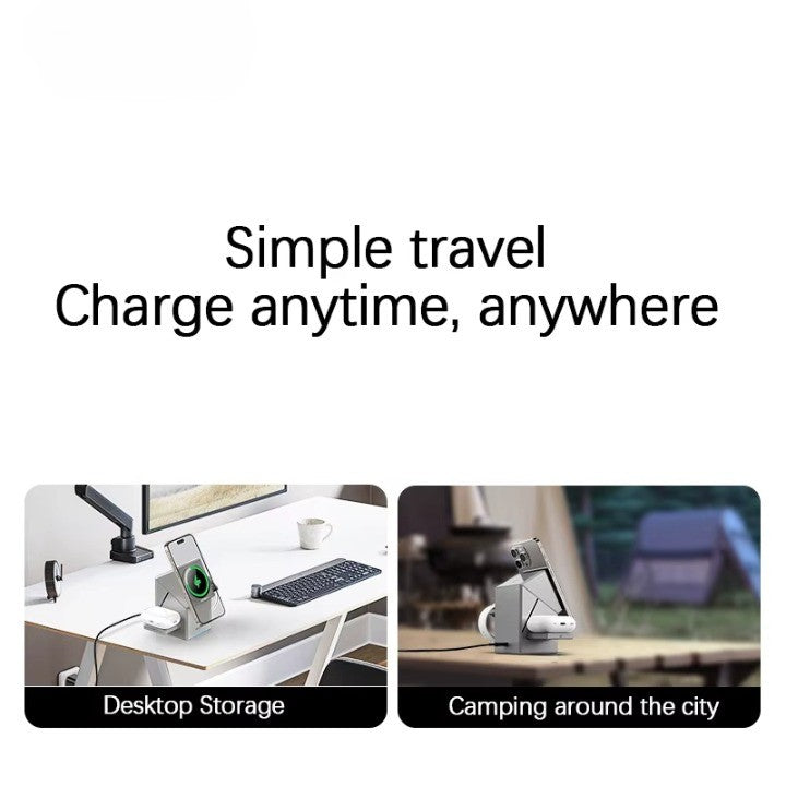 Power Hub Rotating Station 3-in-1 Wireless Charger