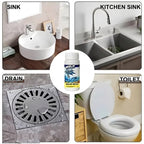 Powerful drain and pipe unblocker cleaner