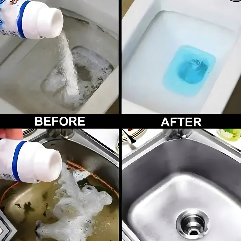 Powerful drain and pipe unblocker cleaner